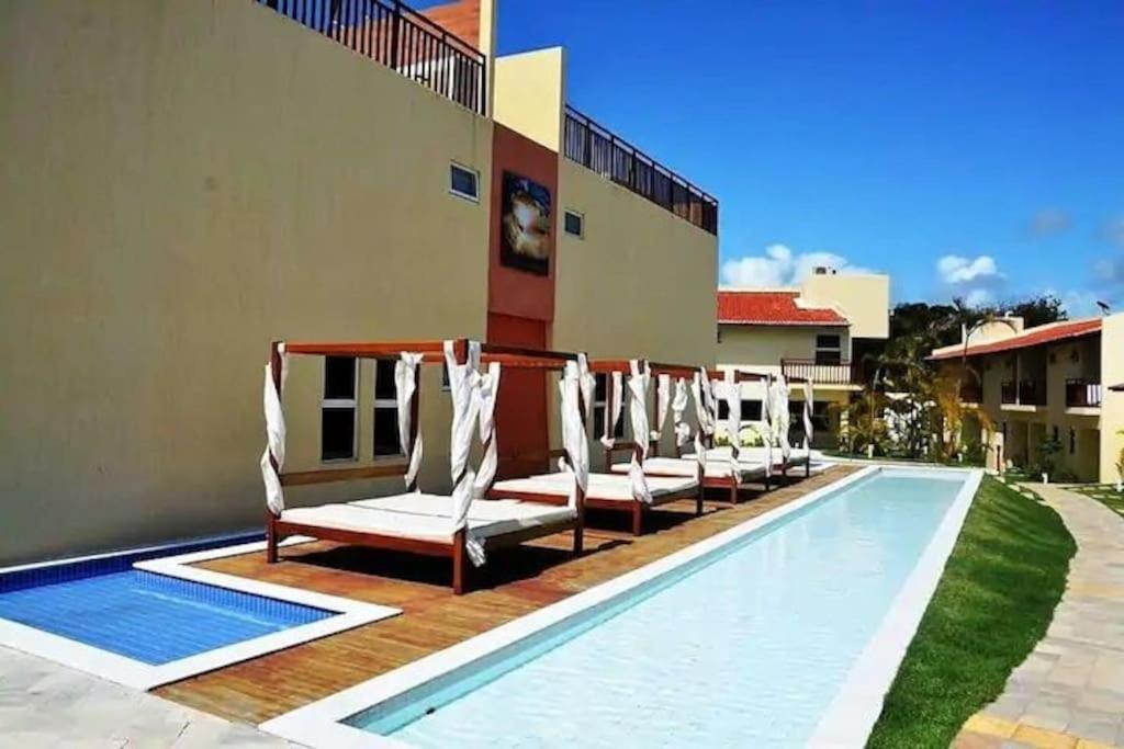 Solar Flats - Wood - Pipa Rn Aparthotel Praia de Pipa ภายนอก รูปภาพ